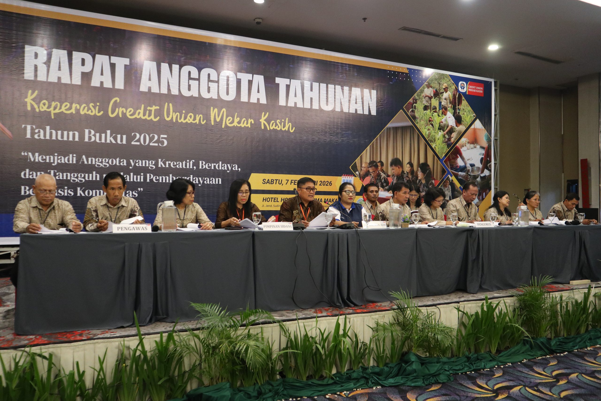 RAT CU Mekar Kasih TB 2025 Memilih Pengurus dan Pengawas Baru